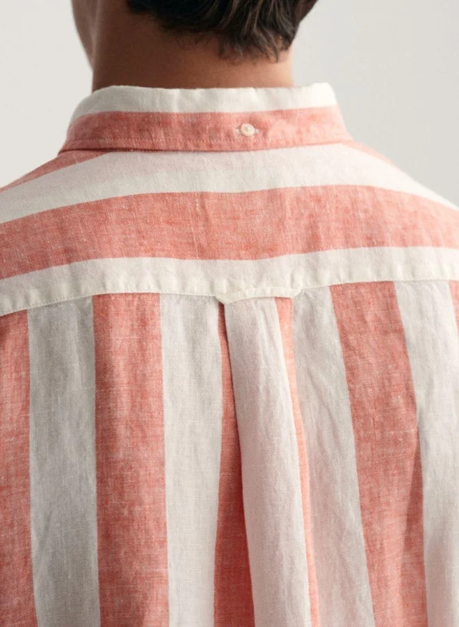 GANT Gant Regular Fit Bold Striped Linen Shirt