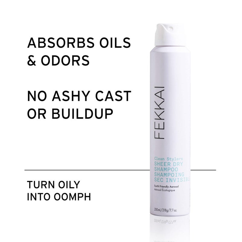 Fekkai Clean Stylers Sheer Dry Shampoo - 7.7 oz - Purifies the Scalp & Absorbs Oil, Dirt & Odors - Free of Sulfates, Parabens, Phthalates - Vegan, Cruelty-Free - Image 2