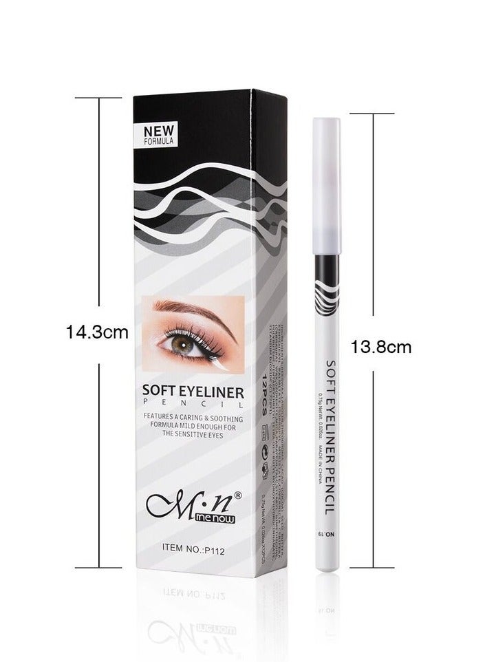 Me Now 12-Piece Soft White Eyeliner Pencil - Image 5
