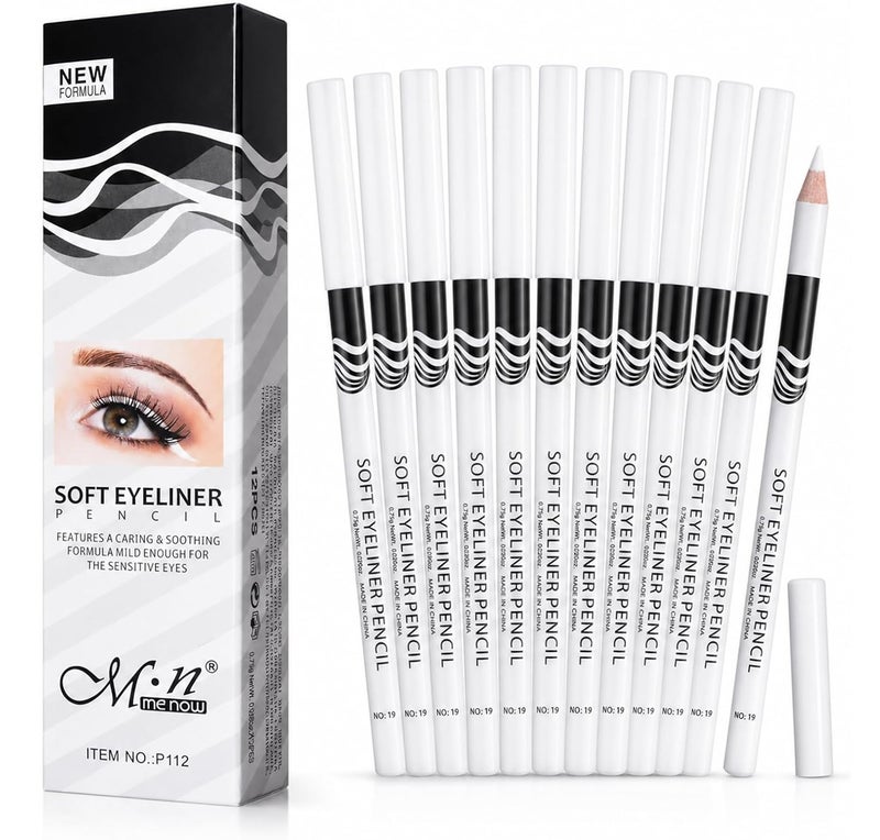 Me Now 12-Piece Soft White Eyeliner Pencil - Image 1