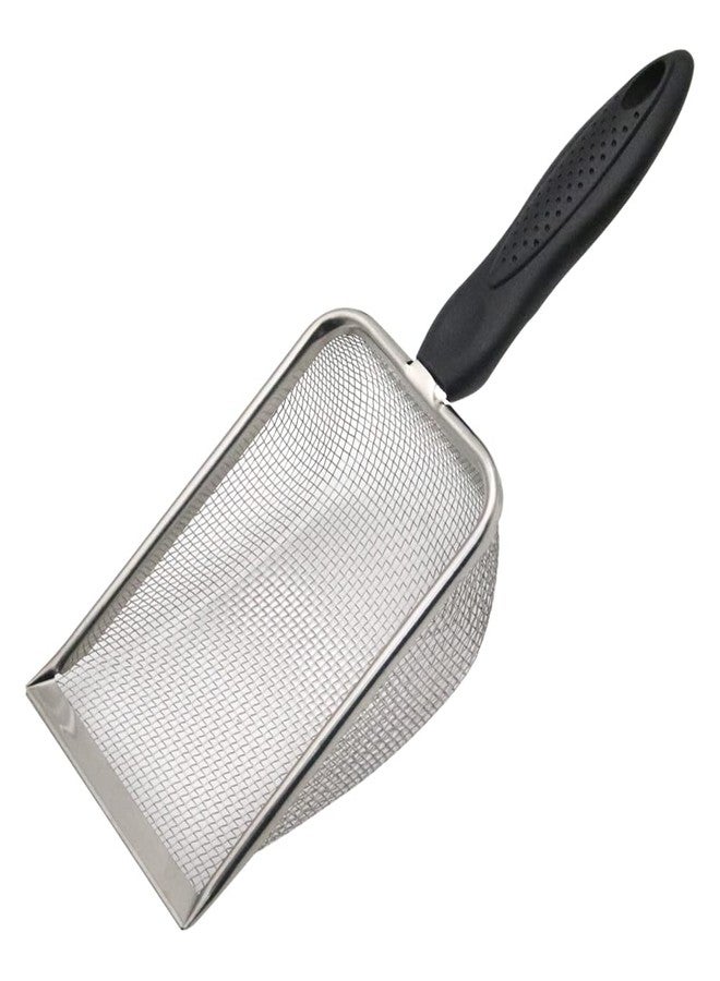 MODUODUO Reptile Sand Shovel Stainless Steel Fine Mesh Sand Substrate Scoop for Litter Cleaner Scooper for Sand Bedding - Image 1
