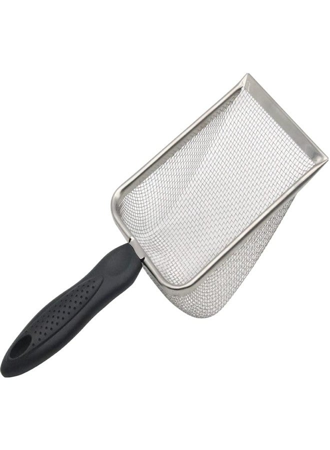 MODUODUO Reptile Sand Shovel Stainless Steel Fine Mesh Sand Substrate Scoop for Litter Cleaner Scooper for Sand Bedding - Image 2