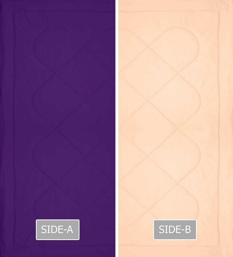 KEA Reversible Single Bed Microfiber ComforterDuvet for SummersAc AC Comforters Fabric Micro Cotton 300 GSM - Image 5