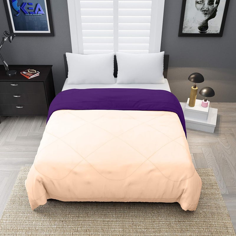KEA Reversible Single Bed Microfiber ComforterDuvet for SummersAc AC Comforters Fabric Micro Cotton 300 GSM - Image 3