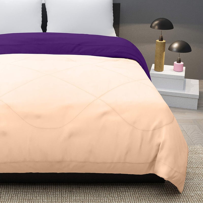 KEA Reversible Single Bed Microfiber ComforterDuvet for SummersAc AC Comforters Fabric Micro Cotton 300 GSM - Image 4