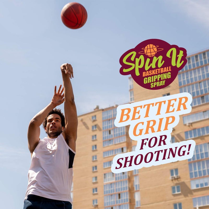 SPIN IT GRIPPING SOLUTION Spin-iT Basketball Hand Grip Spray - Use with Your Basketball Dribble Trainer - Basketball Grip Powder Replacement - Part of Your Basketball Accessories, Basketball Gear, Basketball Training 2 oz - Image 4
