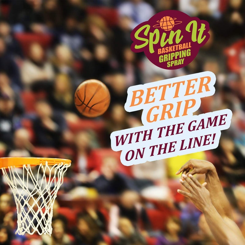 SPIN IT GRIPPING SOLUTION Spin-iT Basketball Hand Grip Spray - Use with Your Basketball Dribble Trainer - Basketball Grip Powder Replacement - Part of Your Basketball Accessories, Basketball Gear, Basketball Training 2 oz - Image 3