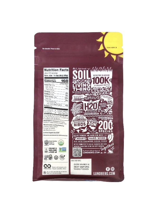 Lundberg Lundberg, Organic White Rice, Basmati, 32 oz (907 g)  - Image 2