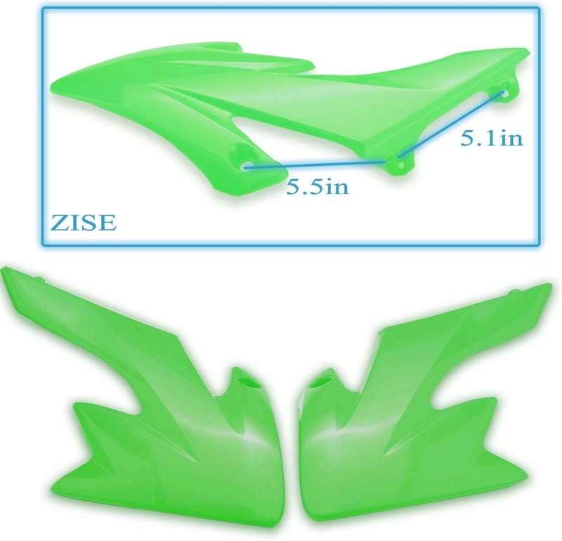 necaces Plastic Fender Fairing Kit Set,Plastic Body Fender Kit for XR50 CRF50 Chinese Mini Dirt Bikes(Green) - Image 3