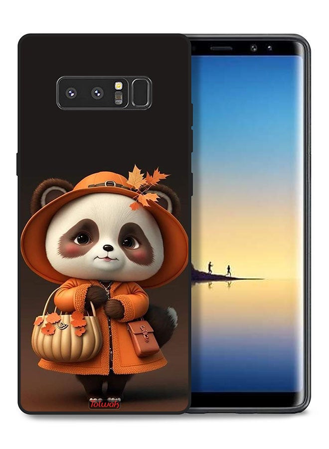 Tolwak Samsung Galaxy Note 8 Protective Case Cover Cute Panda Lady Style - Image 1