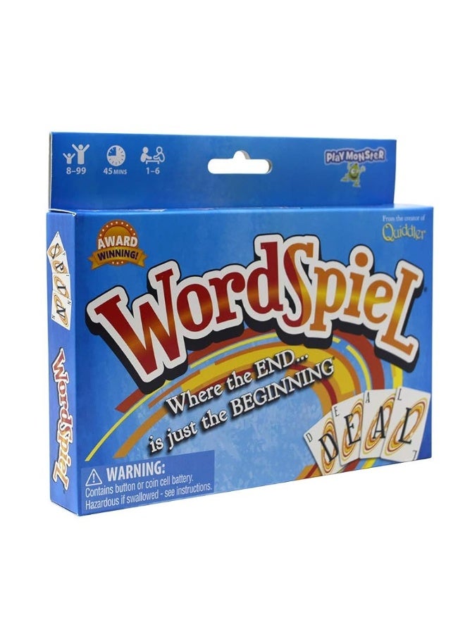Set Enterprises Set WordSpiel â€” Card Game â€” Make A Word Using Part of the Word Before â€” Family Fun Game Night â€” For Ages 8+ - Image 1