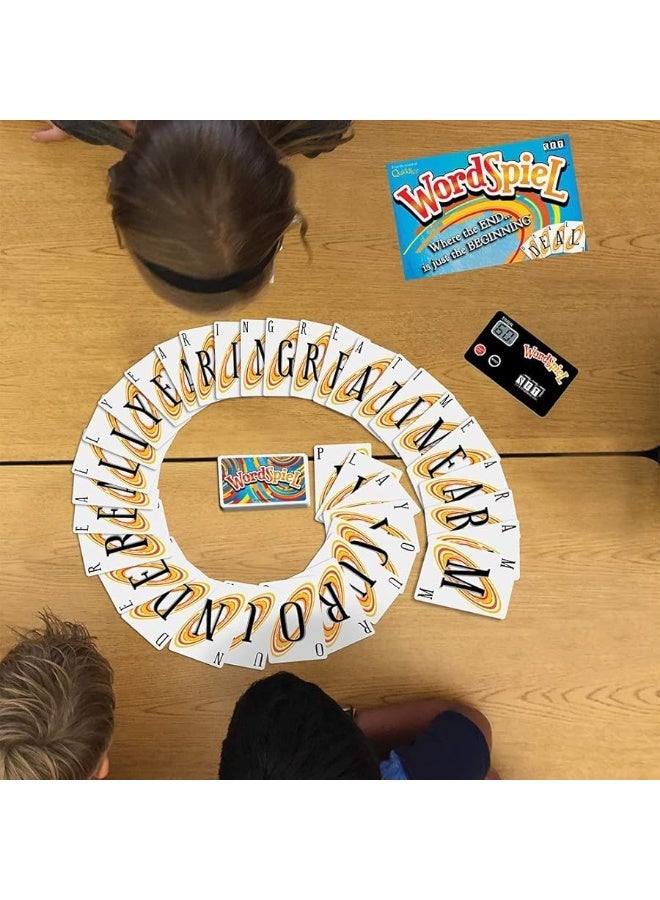 Set Enterprises Set WordSpiel â€” Card Game â€” Make A Word Using Part of the Word Before â€” Family Fun Game Night â€” For Ages 8+ - Image 3