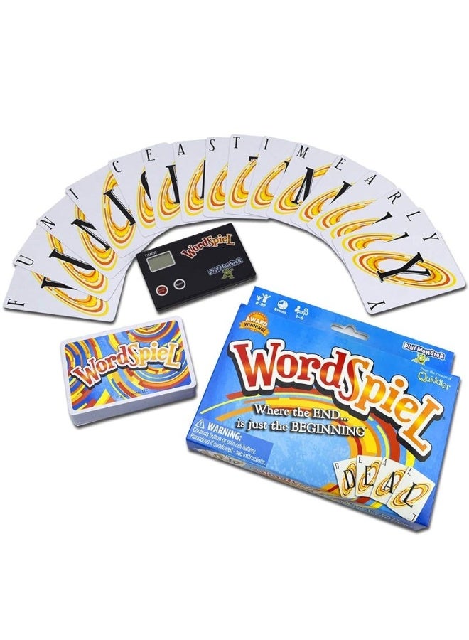 Set Enterprises Set WordSpiel â€” Card Game â€” Make A Word Using Part of the Word Before â€” Family Fun Game Night â€” For Ages 8+ - Image 4