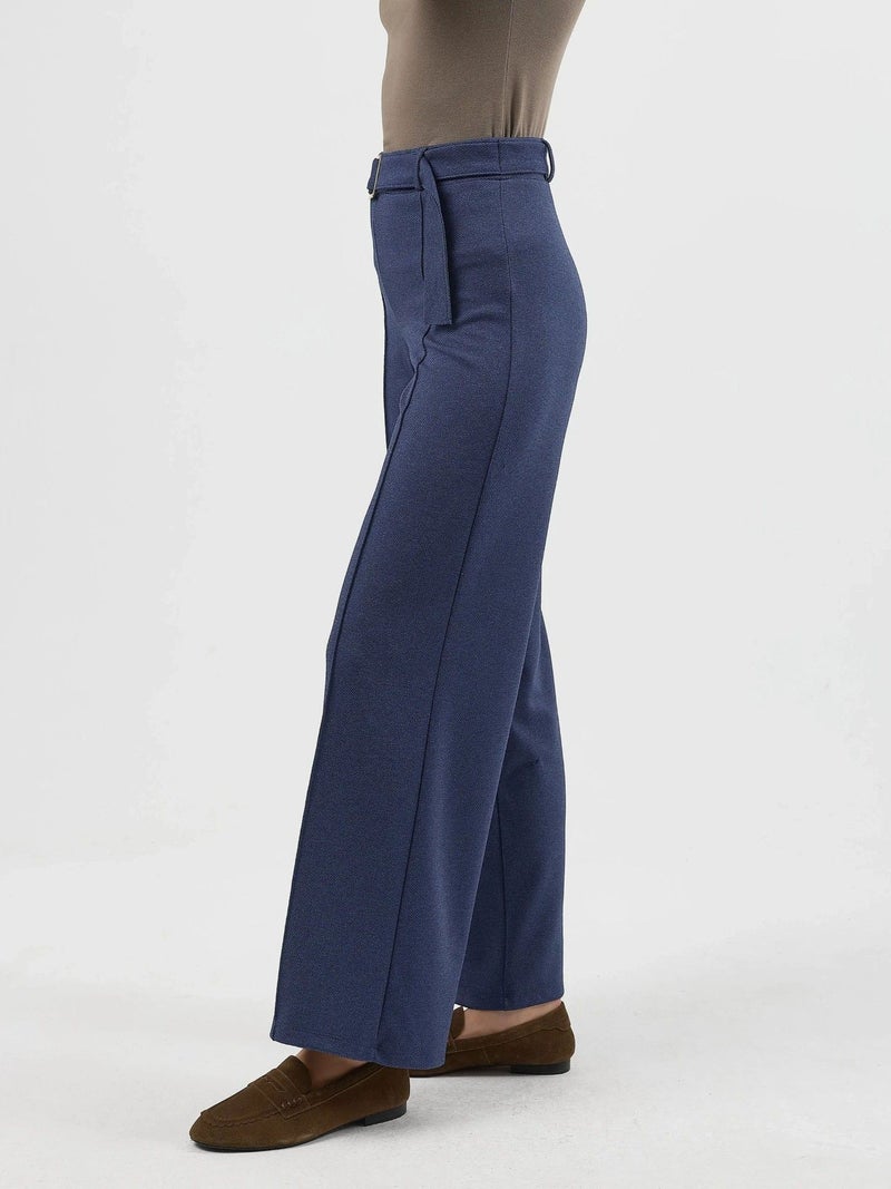 BUSEM High Waist Belted Straight Leg Pants - Image 2
