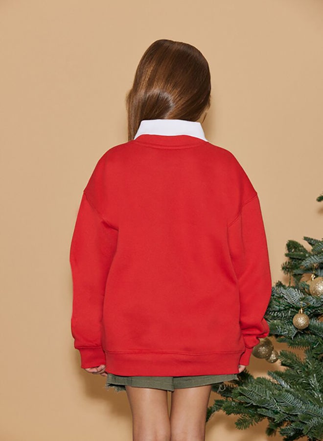 Girls Disney Mickey Mouse Pullover (Kids)