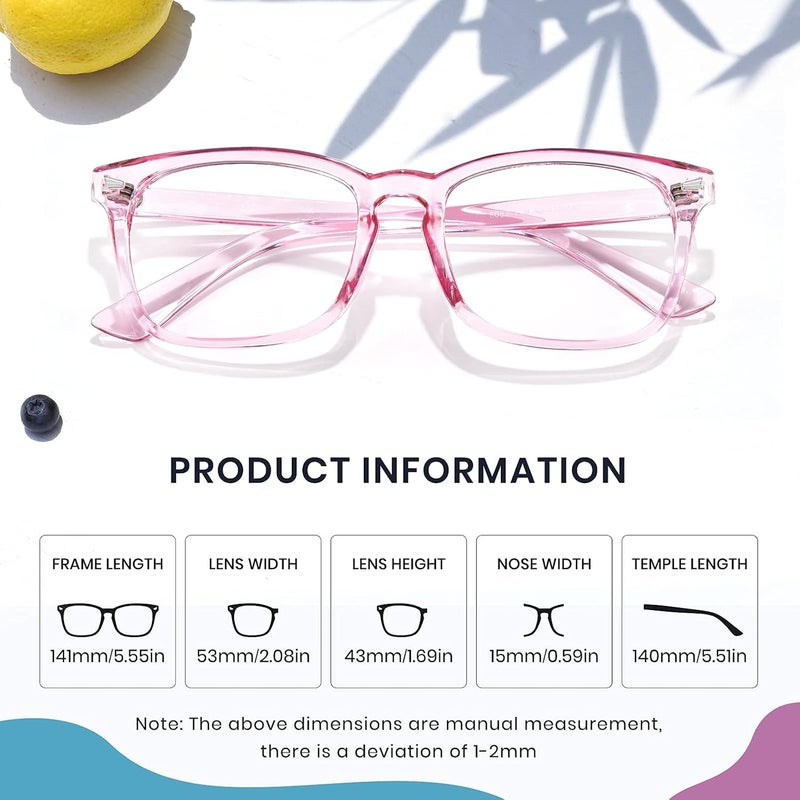 Cyxus Blue Light Glasses for Men Women Reduce Eye Strain UV Blocking for Computer Screen 8082 - Image 5
