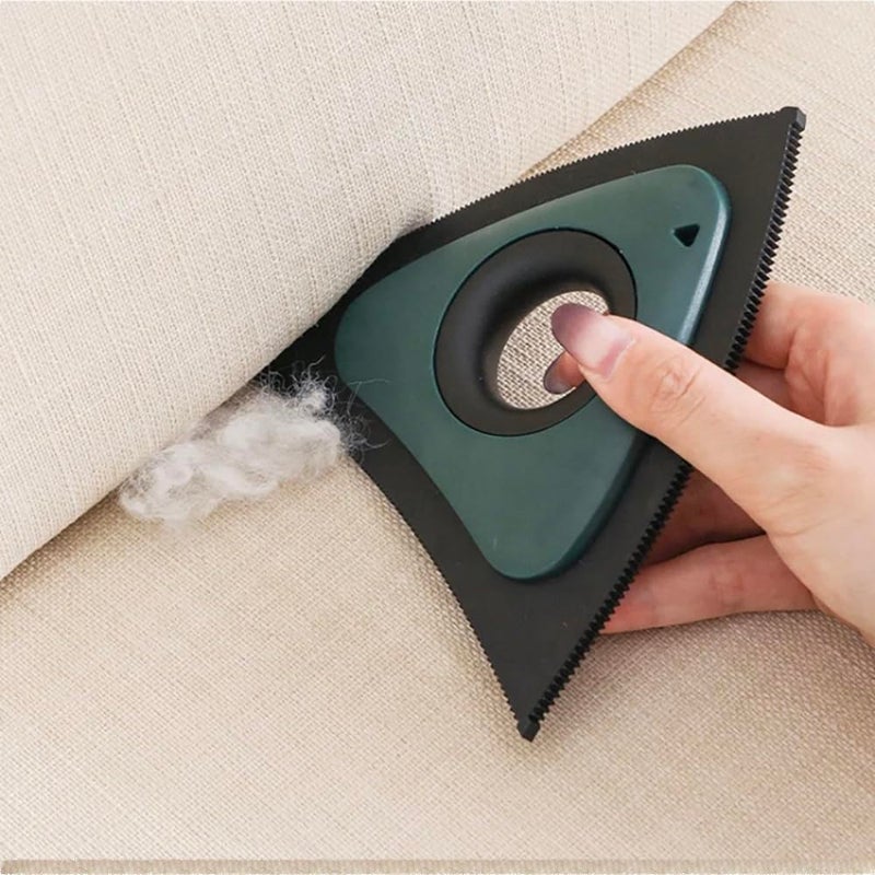 Merish Anti-Hair Brush for Cat, Dog, Brush for Removing Animal Hair Brush, Silicone, Washable, Reusable, Brush for Sofa, Car, Carpet, Seat, Bed (Green) - Image 2