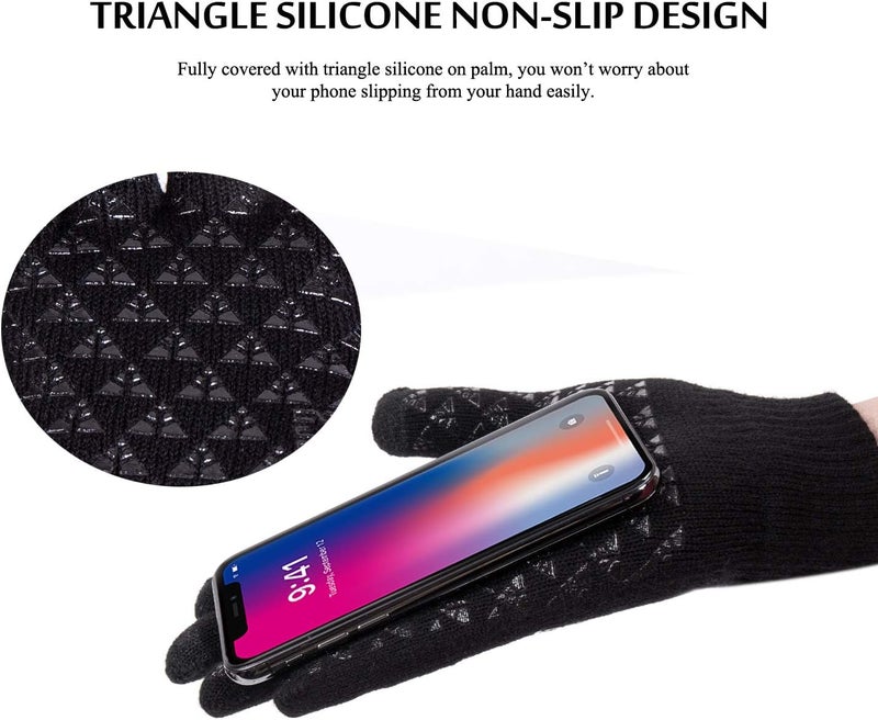 TRENDOUX Winter Gloves for Men and Women - Touch Screen Anti-Slip Silicone Gel - Image 4