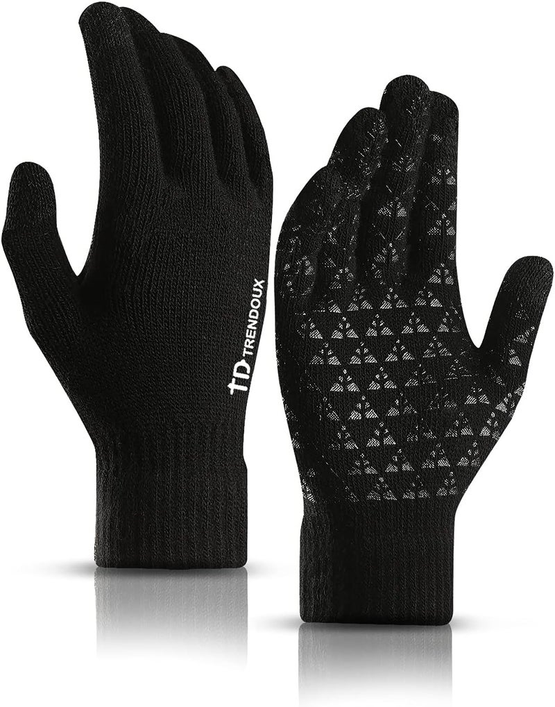 TRENDOUX Winter Gloves for Men and Women - Touch Screen Anti-Slip Silicone Gel - Image 1