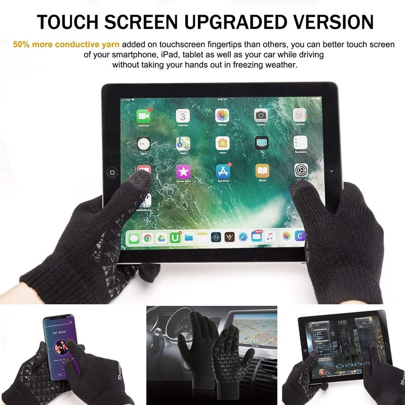 TRENDOUX Winter Gloves for Men and Women - Touch Screen Anti-Slip Silicone Gel - Image 2