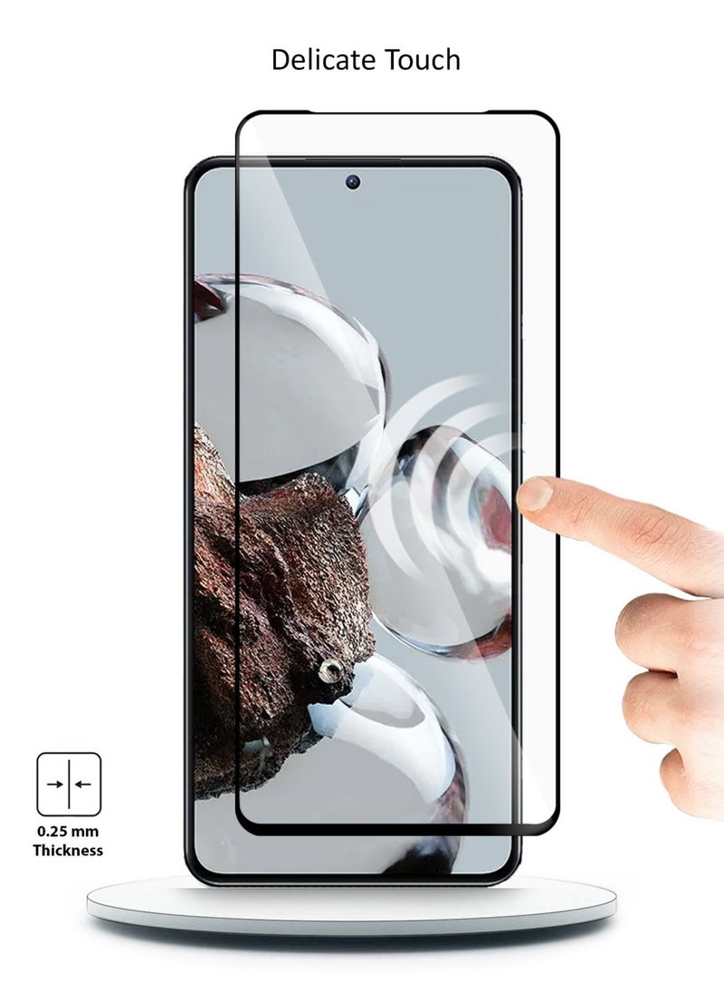 Techie Techie Anti Reflection Anti Bubbles 9H Hardness 5D Tempered Glass Screen Protector For Xiaomi 12T / Xiaomi 12T Pro  - Image 5