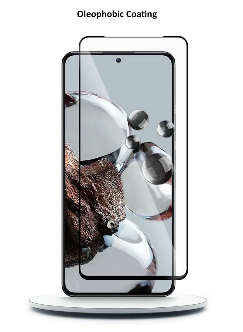 Techie Anti Reflection Anti Bubbles 9H Hardness 5D Tempered Glass Screen Protector For Xiaomi 12T / Xiaomi 12T Pro