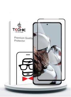 Techie Techie Anti Reflection Anti Bubbles 9H Hardness 5D Tempered Glass Screen Protector For Xiaomi 12T / Xiaomi 12T Pro  - Image 1