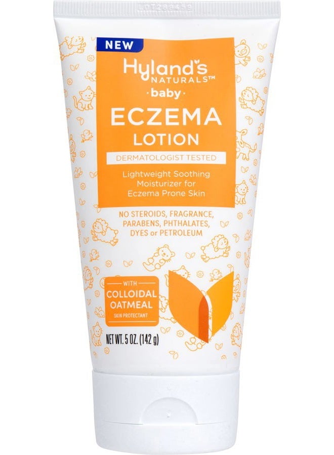Hyland's Baby Eczema Lotion, Lightweight Soothing Moisturizer for Eczema Prone Skin, With Colloidal Oatmeal, 5 ounce - Image 1