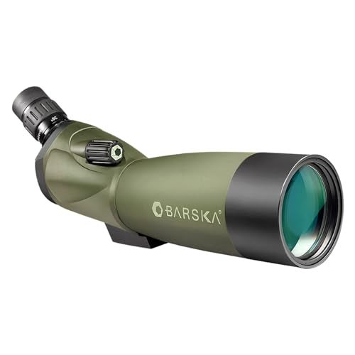 Barska AD11284 Blackhawk 20-60x60 Waterproof Spotting Scope with Tripod & Cases for Birding, Target Shooting, Sports, etc , Green - Image 5