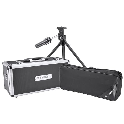 Barska AD11284 Blackhawk 20-60x60 Waterproof Spotting Scope with Tripod & Cases for Birding, Target Shooting, Sports, etc , Green - Image 3