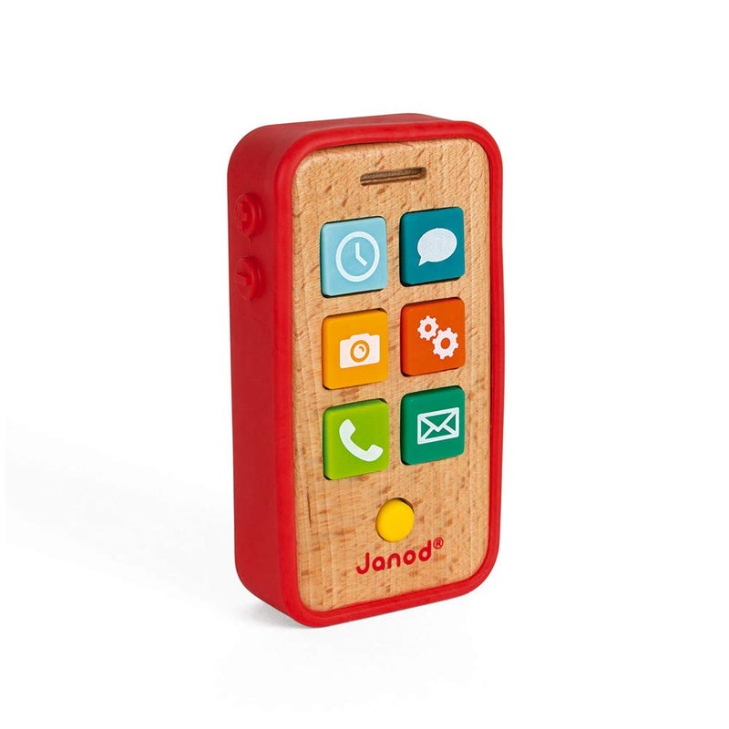 Janod Pretend Play Sound Telephone Ages 18 Months J05334 - Image 3