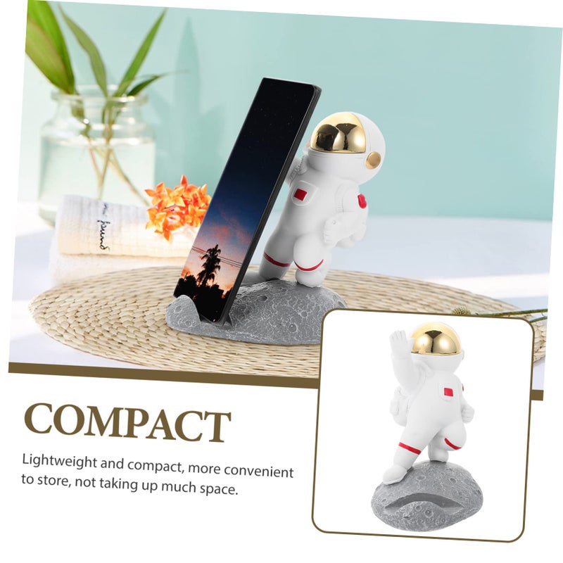 Astronaut Phone Holder Spaceman Desktop Stand Mobile Phone Rack Home Office Decor - Image 4