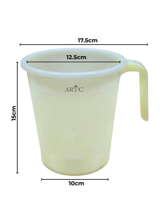 ARTC 1500ml (1.5L) Transparent Colored Plastic Pouring Jug with Ergonomic Handle & Easy-Pour Spout, Multi-Purpose Kitchen Pitcher, Plastic Water Jug, Mixing Jug & Utility Pitcher for Food Preparation, Cooking, Baking, Cleaning & Household Use, 1 Piece, Assorted Transparent Color (Color Sent Based on Availability) - Image 5
