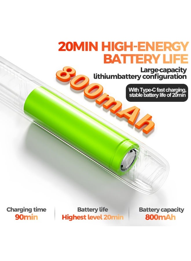 SANMUGEED USB Portable Electric Soldering Iron Kit Soldering Welding Pen with 300-450℃ Temperature Adjustment Function for Soldering Repairing and Maintenance Use - Image 5