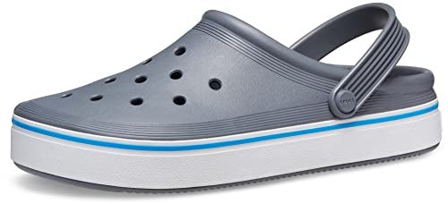 Crocs Unisex Adult Off Court Clogs, Slip On Shoes, Charcoal, 4 Men/6 Women - Image 1