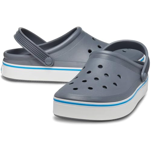 Crocs Unisex Adult Off Court Clogs, Slip On Shoes, Charcoal, 4 Men/6 Women - Image 3
