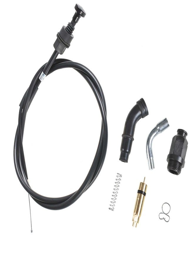 Silscvtt Carburetor Choke Cable and Valve Plunger Rebuild Kit Replacement for Honda Foreman Rubicon 500 TRX500 2001-2013 - Image 1