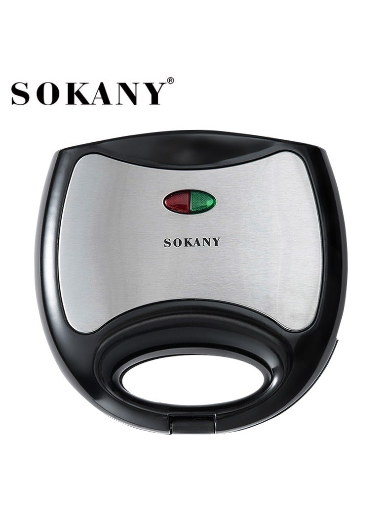 سوكاني وصانعة الساندوتشات  بقدرة 800 وات KJ-102 أسود/فضي - Image 4