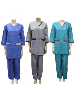 Turquoise blue Grey