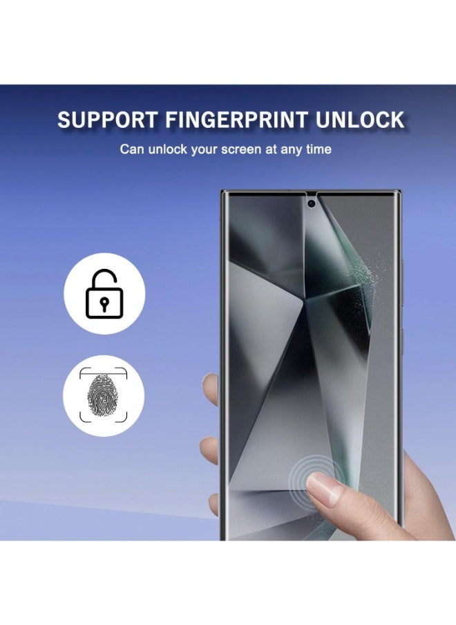 Fit - Privacy nano screen protector for Samsung Galaxy S23 Ultra with full coverage from edge to edge (matte, anti-dust, anti-fingerprint)