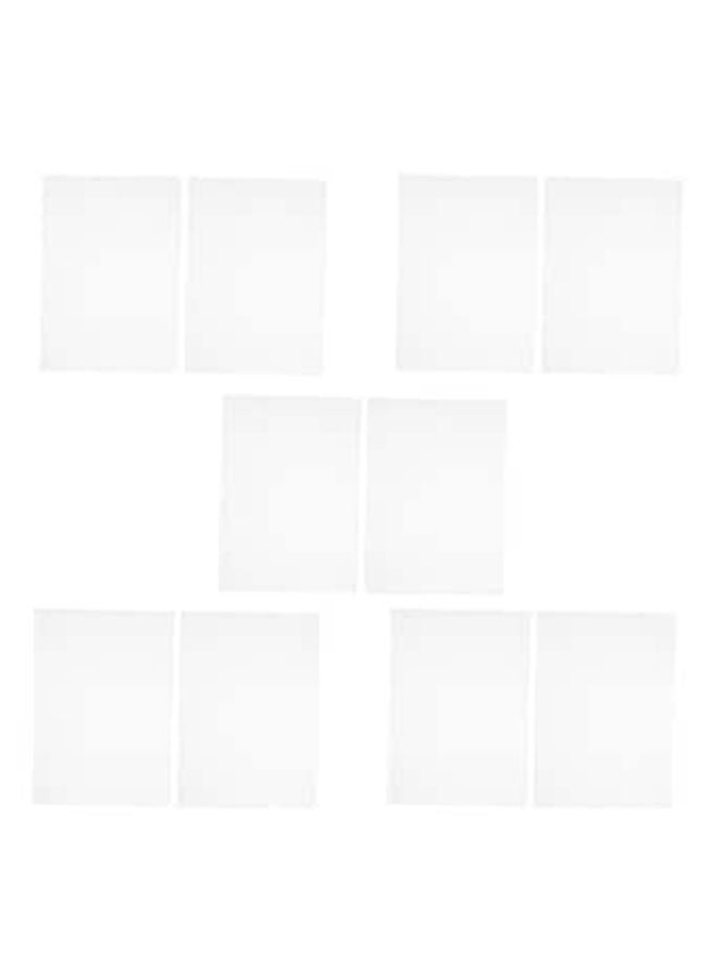 Clear Plastic Sheets 10 Pack For DIY Crafts Photo Frames Signage - Image 1