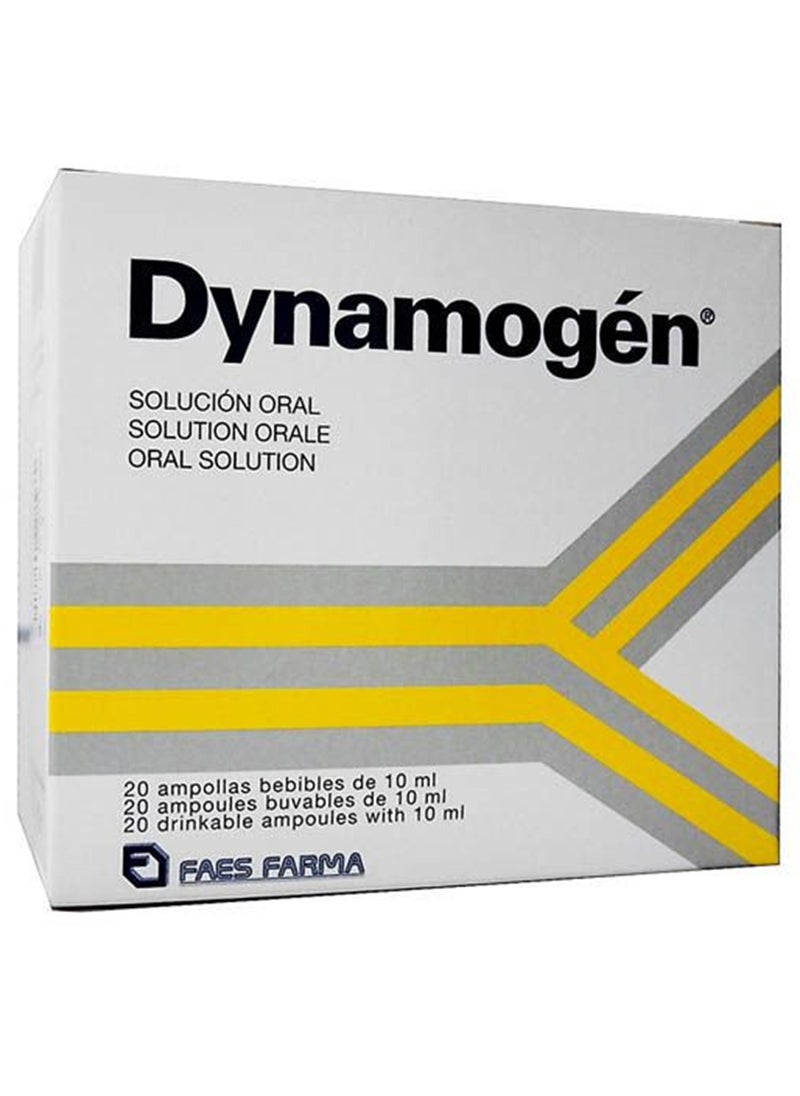 FAES FARMA - Dynamogen Oral Solution 20 Vials x 10Ml - Image 1