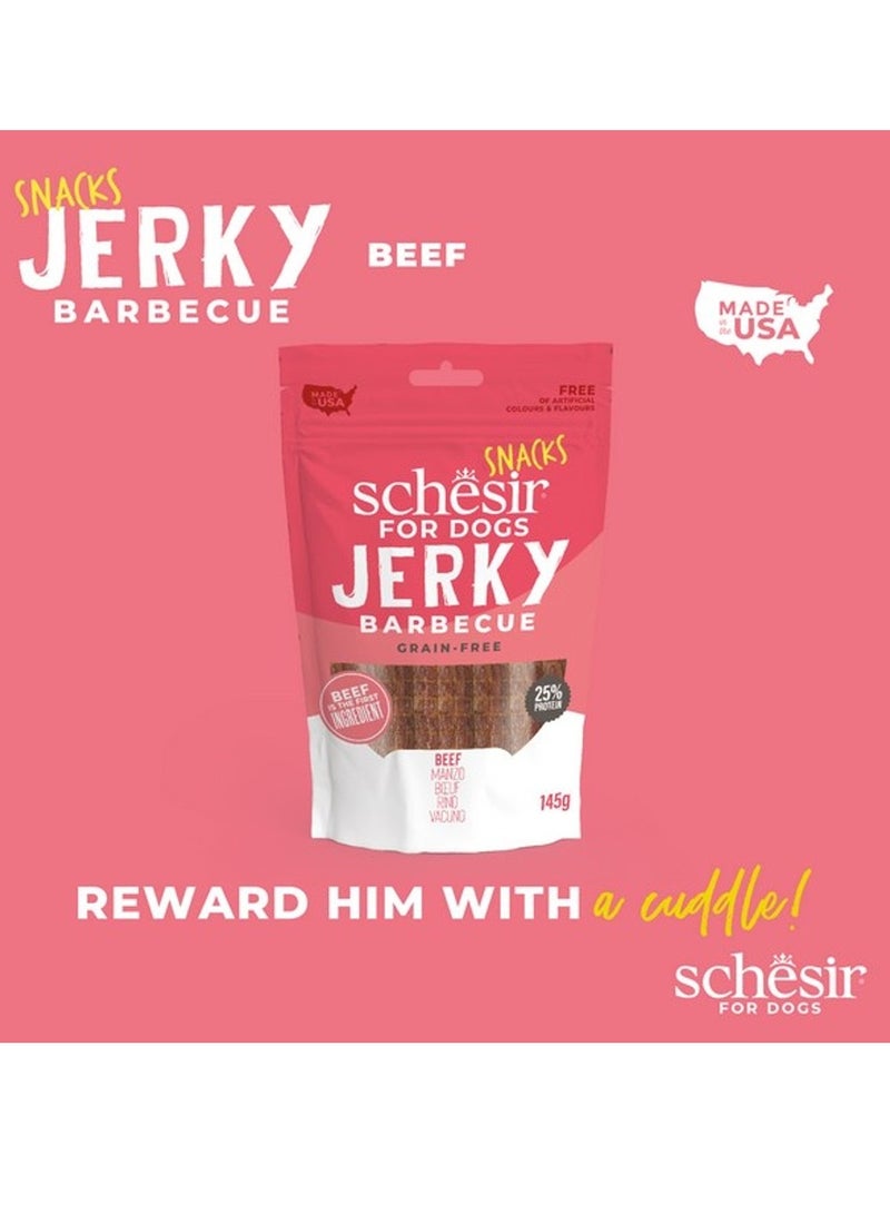 شيسر وجبات خفيفة خالية من الحبوب للكلاب - لحم بقري مجفف 145 جرام - لحم بقري مشوي - Image 3