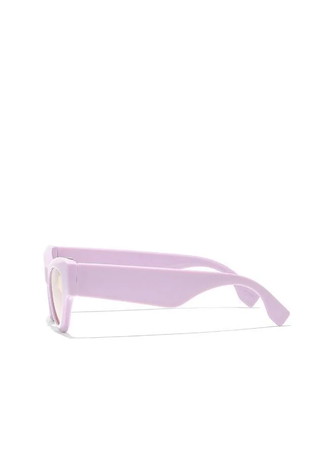 Blackout Periwinkle,Women Sunglasses, Cat Eye Sunglasses, UV Protection: UV400 (Purple,Orange)