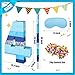 PCFING 20 Inch Number 4 Piata Blue Silver with 30 Inch Piata Stick Blindfold Confetti for Boys Girls Adults Birthday Party Decorations Anniversary Celebration Fiesta - Image 4