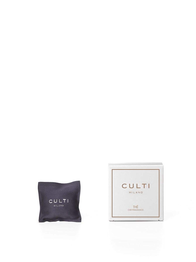 Culti Car Perfume in Scented Pad Size 7X7cm Milan | Tea Fragrance, Sencha Tea and Woods - Duration 3 Months
