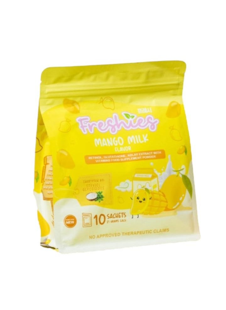 Freshies Mango milk flavor 10 sachets 
