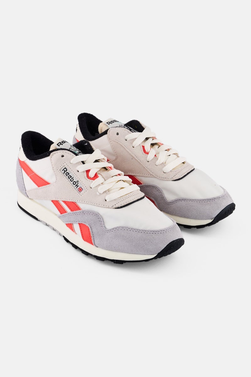 Reebok Men Classic Nylon Vintage Lace Up Running Shoes, Multicolor - Image 1