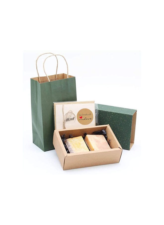 Wownect - Brown Kraft Paper Labels Stickers Handmade With Love [1inch Sticker][1000 Pcs Labels] for Baking Packaging Envelope Seals Birthday Party Gift Wrap Brown Tags for Wedding - Image 1