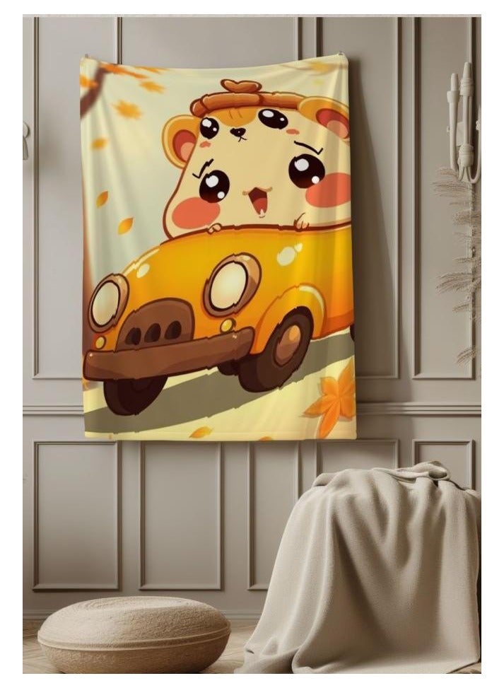 عام بطانية رقيقة من الفانيلا الكرتونية للأطفال أو الطلاب (دافئة ومريحة ومناسبة للنوم والألعاب) 100 سم * 150 سم - 84 - Image 3